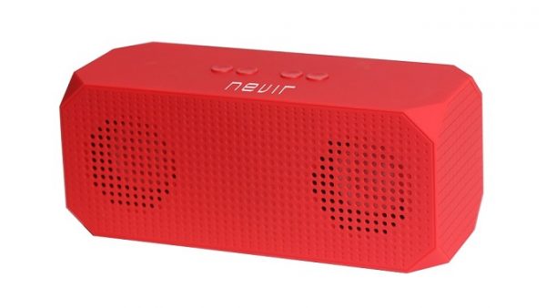 ALTAVOZ NEVIR NVR821B ROJO BLUETOOTH MANOS LIBRES EFECTO LUZ