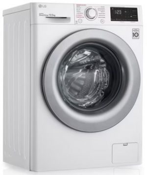 LAVADORA LG F4WV301S4WA 10,5KG 1400RPM BLANCO 60CMS CLASE A INVERTER FUNCION VAPOR