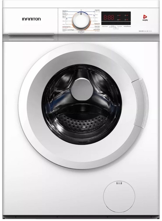 LAVADORA INFINITON WM61D BLANCA 6KG 1000RPM CLASE D TAPA DESMONTABLE