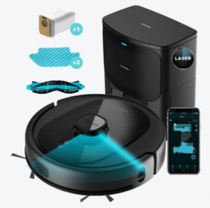 ROBOT ASPIRADOR CECOTEC CONGA 8290 ULTRA POWER HOME X-TREME FRIEGA ASPIRA Y BARRE A LA VEZ CON BASE AUTOVACIADO (8612)