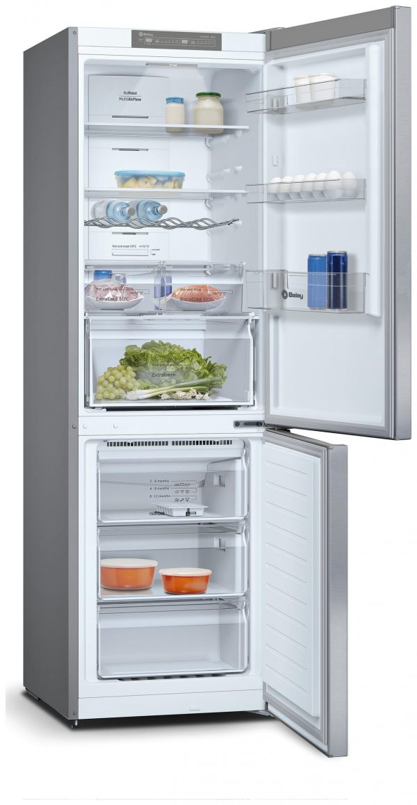 Frigorífico Combi Balay 3KFE563XI Inox A++ 324L NoFrost Tirador Integrado 186x60x66 cm