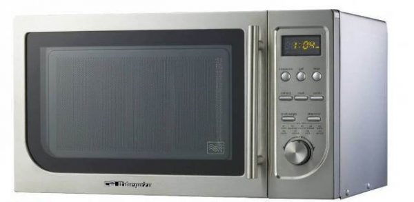 Microondas Orbegozo MIG2525 – 25L, Inox, Grill 1000W, Microondas 900W, 8 Niveles de Potencia, Display Digital