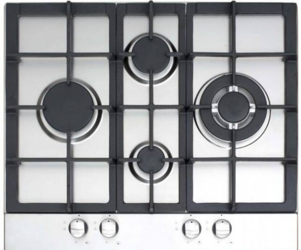 Placa de Gas Cata LGD631 X - 4 Zonas, Inox, Autoencendido y Seguridad