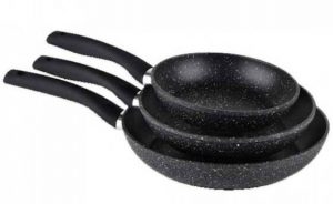 SARTEN ORBEGOZO SFB8300 PACK 18, 22 Y 26CM ALUMINIO FORJADO