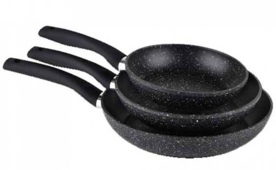 SARTEN ORBEGOZO SFB8300 PACK 18, 22 Y 26CM ALUMINIO FORJADO