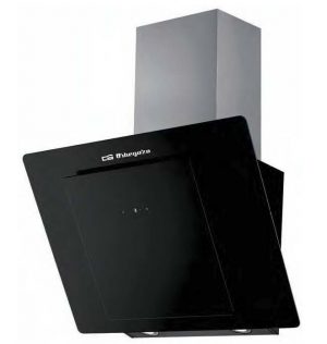 Campana Orbegazo DS80190N 90CMS Cristal Negro Decorativa – Eficiencia A y Diseño Elegante