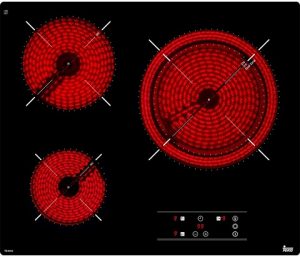 Placa Vitrocerámica Teka TB6315 - 3 Fuegos, 60 cm, Touch Control