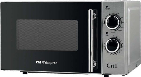 MICROONDAS ORBEGOZO MIG2550 20 LITROS INOX GRILL 700W