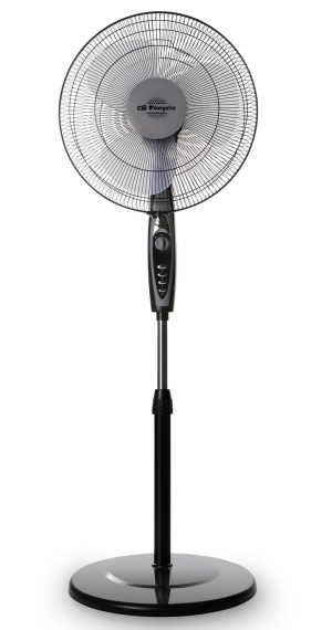 Ventilador de Pie Orbegozo SF3347 40 cm 50W 3 Velocidades Oscilante con Temporizador
