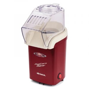 Palomitero Ariete 2955 Funny Tyme Rojo - 1.180W, Cocina sin Grasas, Diseño Retro