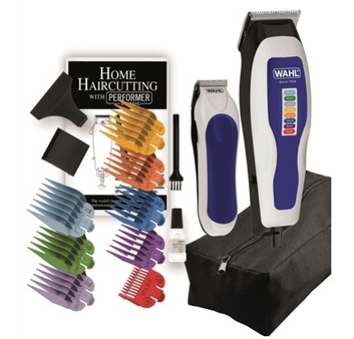 CORTAPELOS WAHL 1395-0465 COLOR PRO COMBO + RECORTADORA PRECISION 8 PEINES CON CABLE