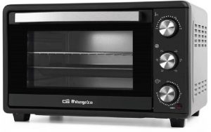 Horno Sobremesa Orbegozo HOT256 25L 1500W Negro con Temporizador 60 Min