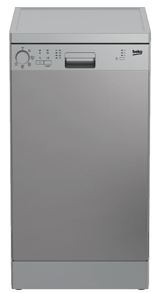 LAVAVAJILLAS BEKO DVS05024X INOX 45CM 10 CUBIERTOS 5 PROGRAMAS MEDIA CARGA A++ (SUSTITUYE A DFS05013X)