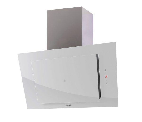 Campana Cata Thalassa 900XGWH/F - Cristal Blanco, 842 m³/h, A+++, Silenciosa y Eficiente