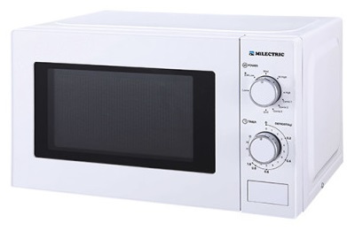 MICROONDAS MILECTRIC MIWG20LTB BLANCO GRILL 700W 9 PROGRAMAS 5 NIVELES 20 L