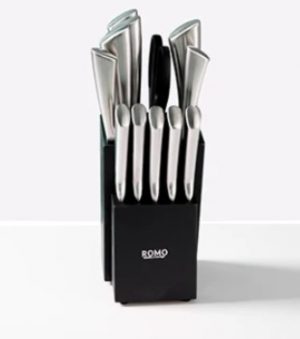 Juego de Cuchillos Romo RO-KN14INOX 14 Unidades Acero Inoxidable de Alta Calidad
