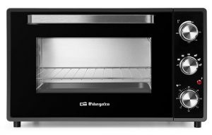 Horno Orbegozo HOT606 - Convección, 60L, 2000W, Negro Silver