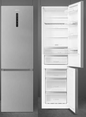 Frigorífico Combi SMEG FC21XDND Inox 200 cm, No Frost, Compresor Inverter, Clase D
