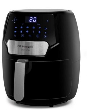 FREIDORA ORBEGOZO FDR65 4 LITROS AIRE CALIENTE AIRFRYER 200ºC 12 PROGRAMAS PANTALLA LED TEMPORIZADOR