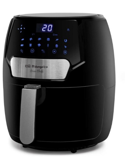 FREIDORA ORBEGOZO FDR65 4 LITROS AIRE CALIENTE AIRFRYER 200ºC 12 PROGRAMAS PANTALLA LED TEMPORIZADOR