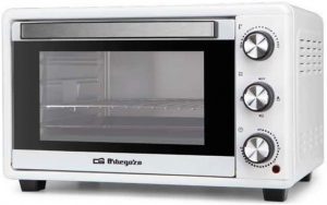 Horno Sobremesa Orbegozo HO258 25L 1500W Blanco con Temporizador 60 Min