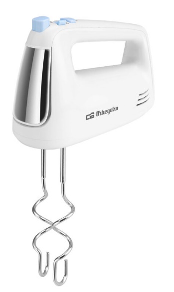 BATIDORA ORBEGOZO BA3600 AMASA MEZCLA Y BATE 400W 5 VELOCIDADES + TURBO ACCESORIOS