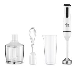 BATIDORA UFESA BP4552 PULSA 600 DELUXE MAX VARIILA INOX 600W CON ACCESORIOS