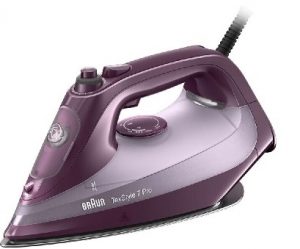 Plancha Braun SI7181VI 3100W con Suela EloxalPlus, Golpe de Vapor 230g/min, Autoapagado y Antigoteo