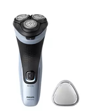 AFEITADORA PHILIPS X3003/00 CUCHILLAS POWERCUT SECO Y HUMEDO CORTAPATILLAS DESPLEGABLES CABEZALES FLEXIBLES 4D (SUSTITUYE A S1231/41)