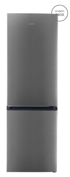 Frigorífico Combi Infiniton FGC318C85XEK Inox No Frost Total 318L, Fresh Zone, Control Electrónico, Clase E