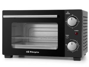 HORNO ORBEGOZO HO985 NEGRO 10 LITROS 800W TEMPORIZADOR INDICADOR LUMINOSO