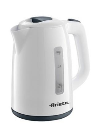 HERVIDOR ARIETE 2875 FILTRO EXTRAIBLE BOQUILLA ANCHA INDICADOR NIVEL DE AGUA 2200W 1,7 L