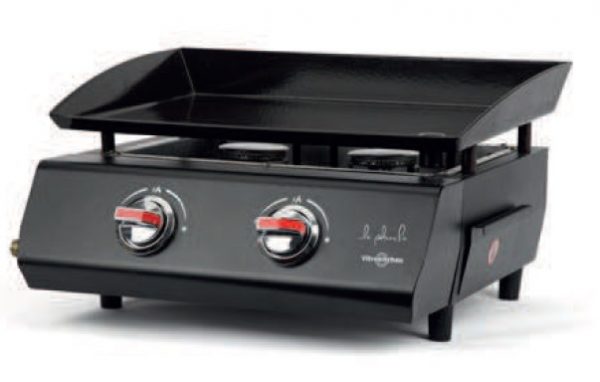 HORNILLO A GAS VITROKITCHEN PG230NB TIPO PLANCHA 2 QUEMADORES DE 2,5KW 530X470X280